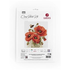 Luca-S Stickset Die Pracht der Sommermohnblumen