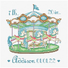 Kit de broderie Carrousel pour bébé