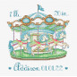 Borduurpakket Baby Carrousel II