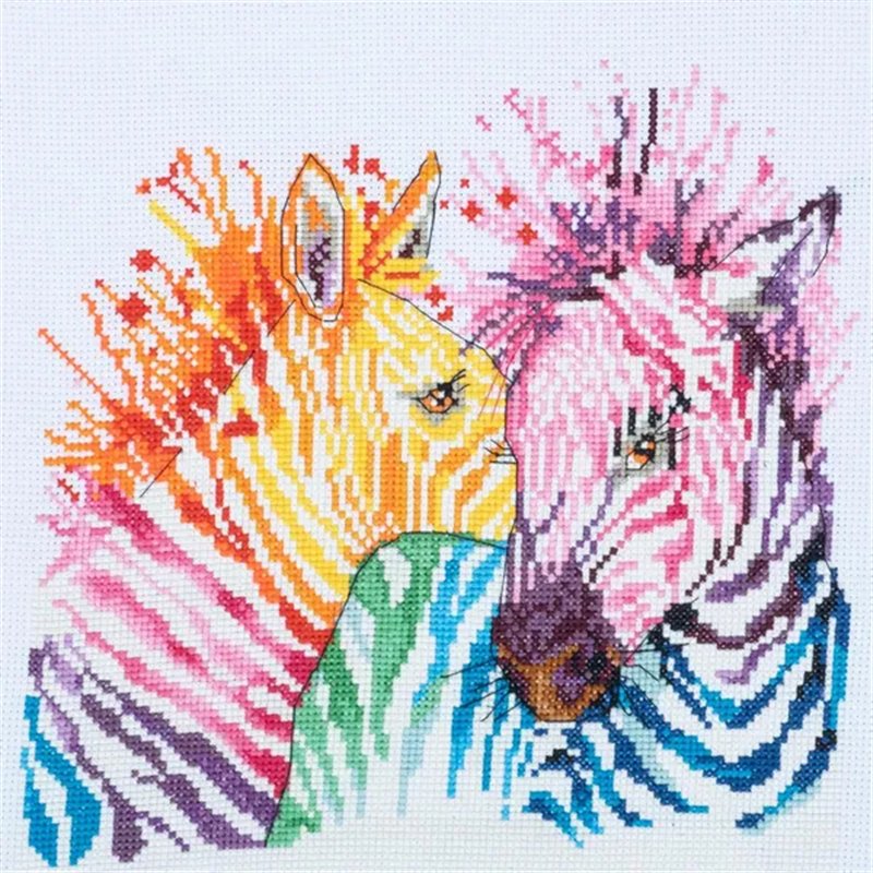 Kit de broderie Zèbres Kit de broderie Zèbres