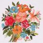 Embroidery kit Floral Bouquet Embroidery kit Floral Bouquet