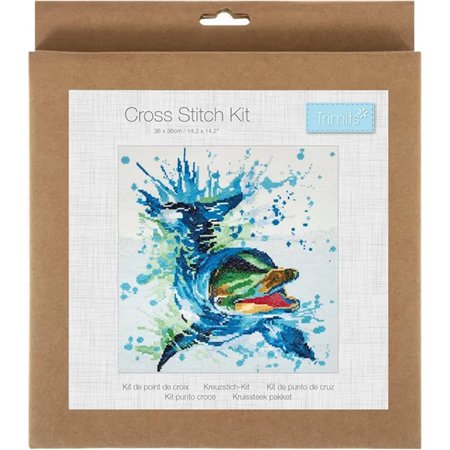 Stickset Delphin