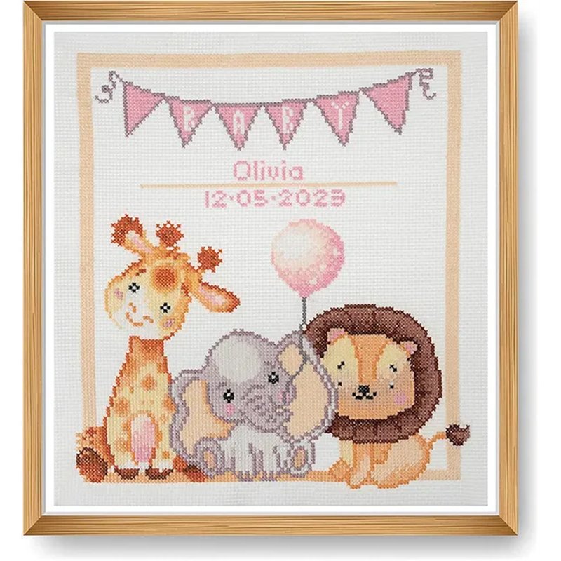 Kit de broderie Nouveau bébé Kit de broderie Nouveau bébé