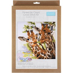 Embroidery kit Giraffes