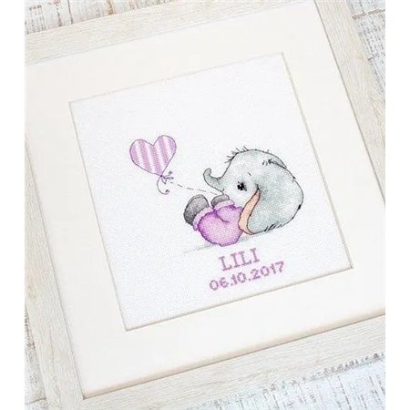 Borduurpakket baby meisje