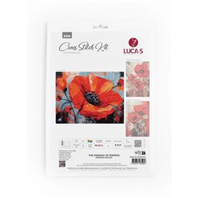 Luca-S Kit de broderie La passion des coquelicots