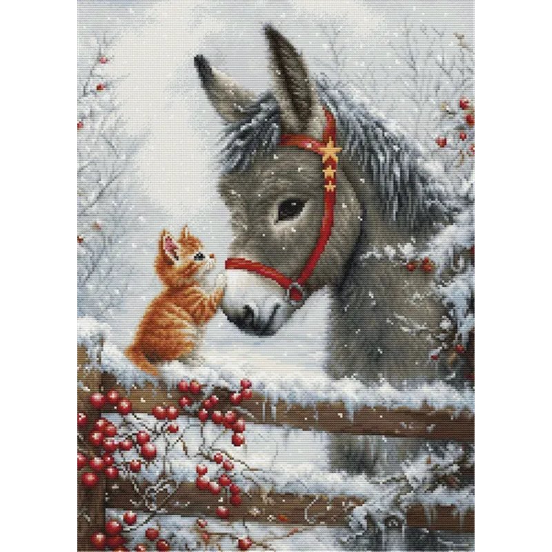 Embroidery kit Warm Hug Embroidery kit Warm Hug