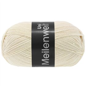 Lana Grossa Meilenweit Uni 100 Lichtbeige 1387