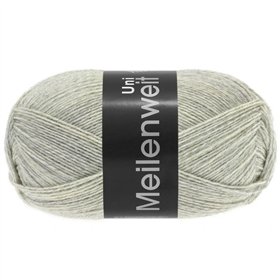 Meilenweit Uni 100 Hellgrau 1358