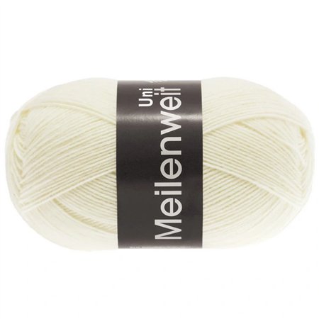 Meilenweit Uni 100 Gebroken wit 1113