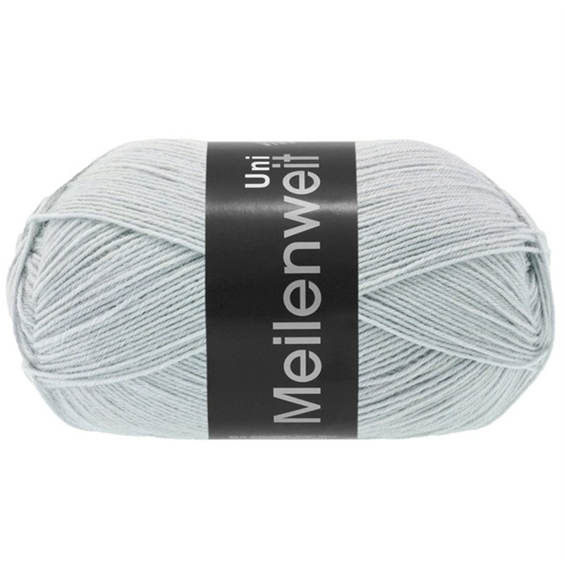 Meilenweit Uni 100 gris argent 1383 Meilenweit Uni 100 gris argent 1383