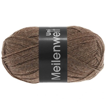 Meilenweit Uni 100 Braun 1334