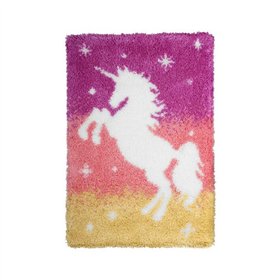 Kit tapis au point noué Licorne 4075