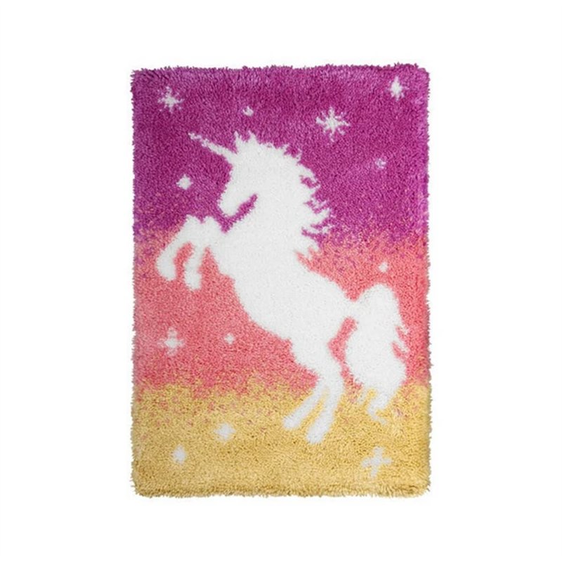 Knüpfformteppichpackung Einhorn 4075 Knüpfformteppichpackung Einhorn 4075