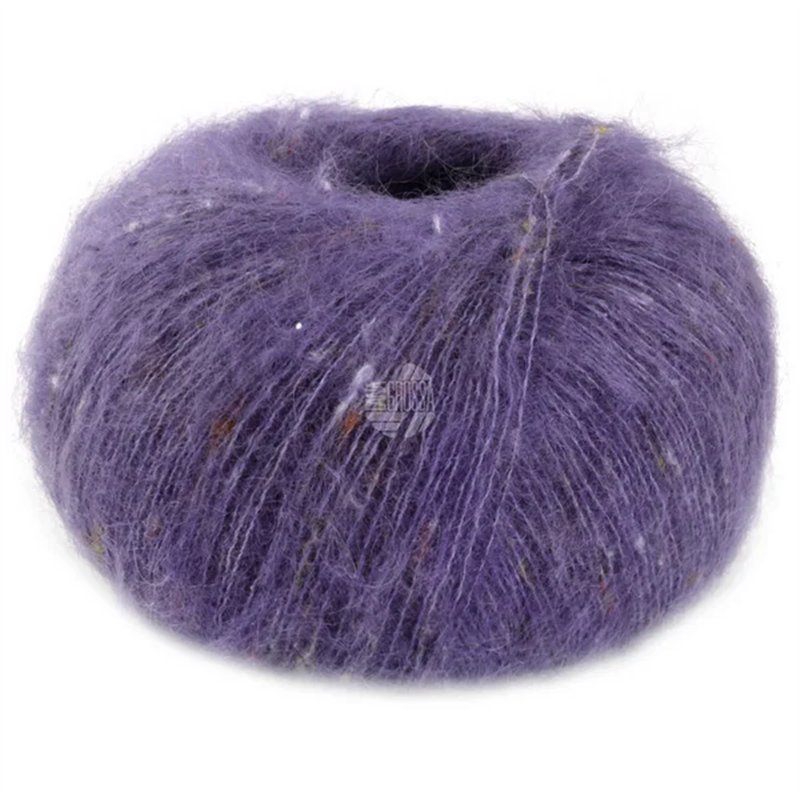 Natural Superkid Tweed 630 Paars