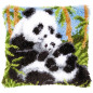 Latch hook cushion kit Panda bears 21853 Latch hook cushion kit Panda bears 21853