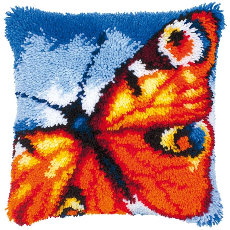 Knoopkussen kit oranje vlinder 14174 Knoopkussen kit oranje vlinder 14174