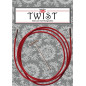 Twist Rot seil 93 cm small Twist Rot seil 93 cm small