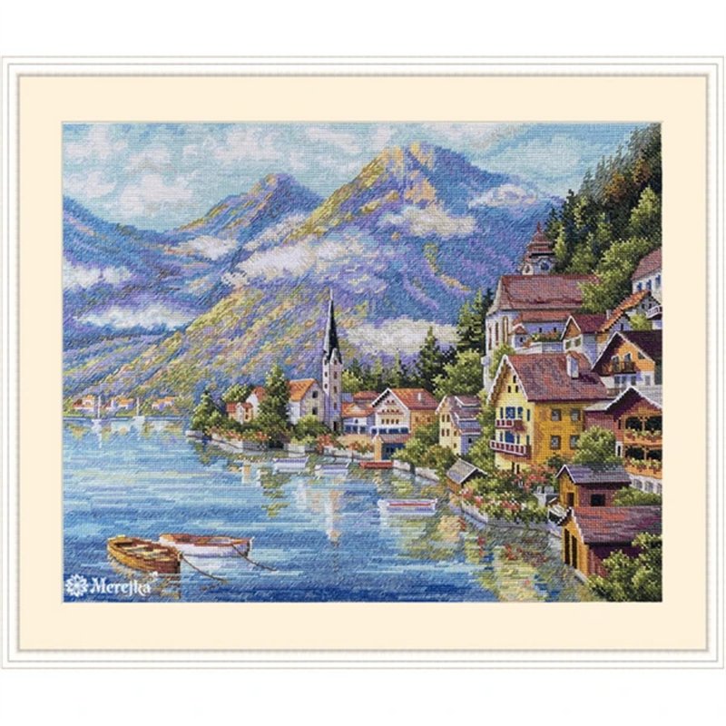 Embroidery kit Alpine Village Embroidery kit Alpine Village