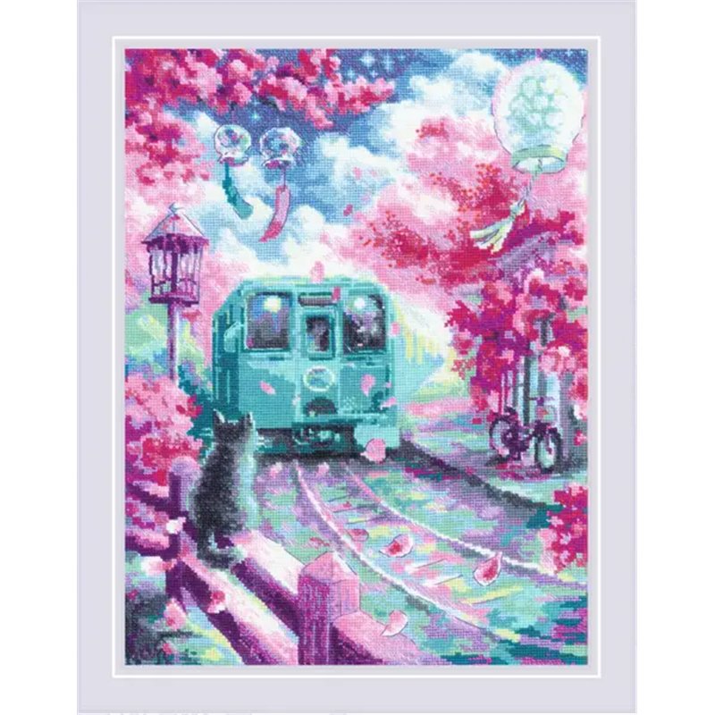 Embroidery kit Spring Express Embroidery kit Spring Express