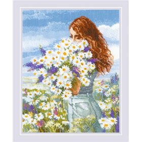 Riolis Embroidery kit Chamomile Happiness