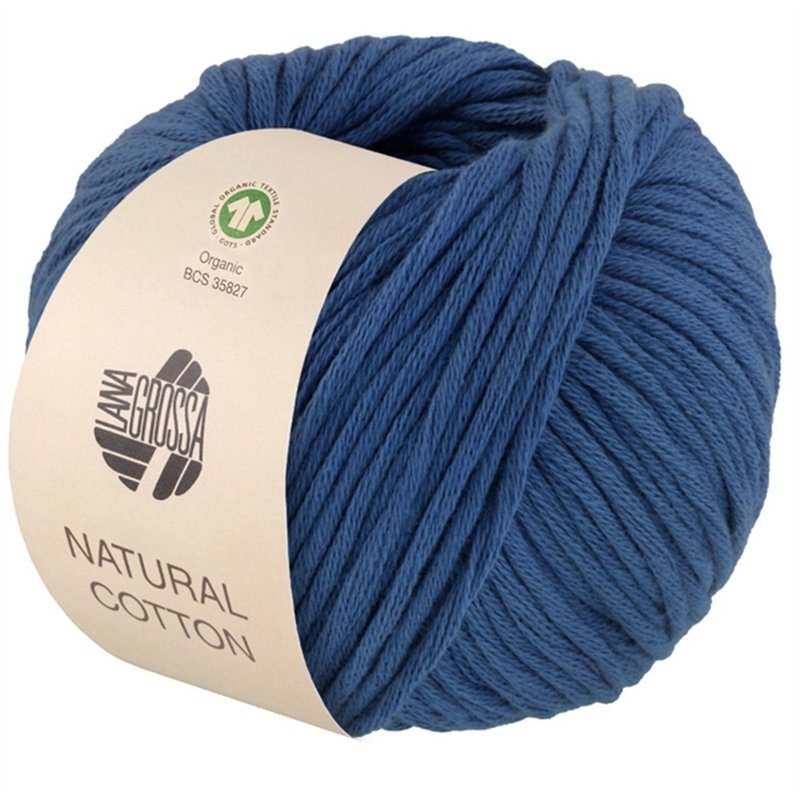 Natural Cotton Gots Blau 14