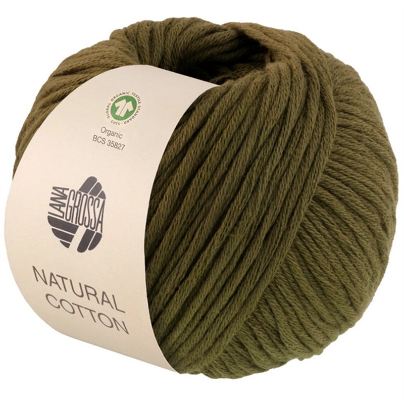 Natural Cotton Gots Moosgrün 02