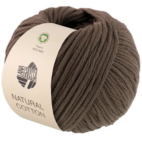 Natural Cotton Gots Gray-brown 20