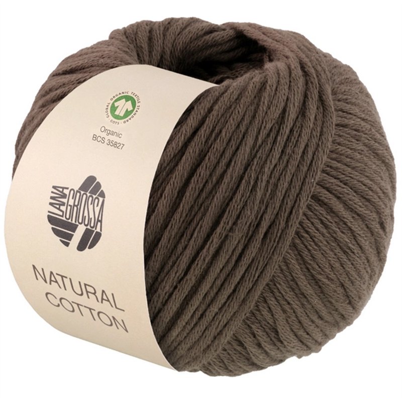 Natural Cotton Gots Graubraun 20