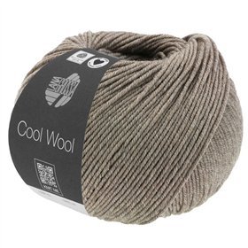Lana Grossa Cool Wool Mélange Grijsbruin gemeleerd 1421