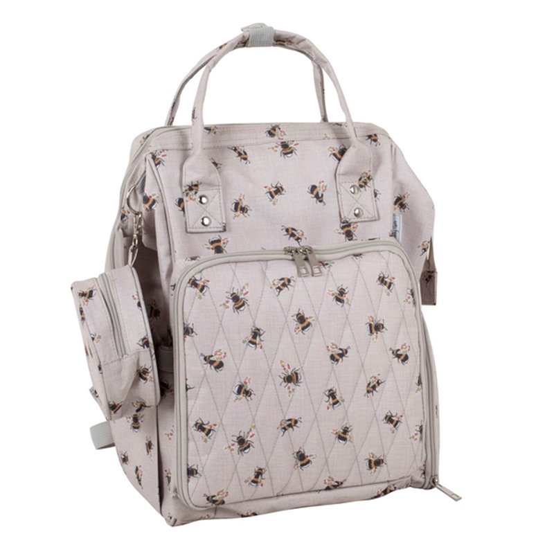 Knitting and crochet backpack Bees Knitting and crochet backpack Bees