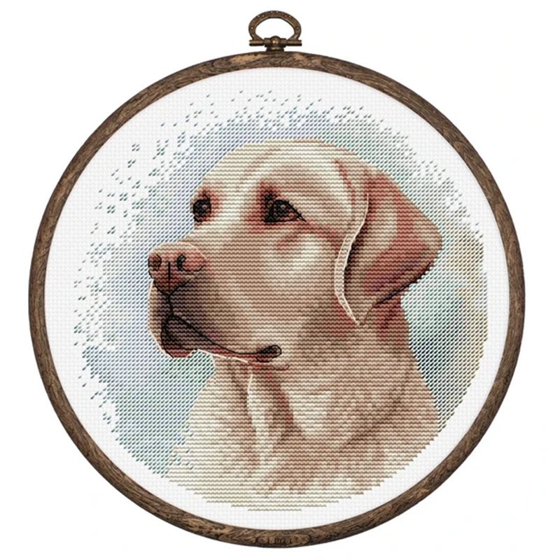 Embroidery kit The Labrador Embroidery kit The Labrador