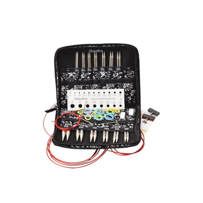 Chiagoo kit aiguilles interchangeables Twist Lace 2,75 - 5 mm Chiagoo kit aiguilles interchangeables Twist Lace 2,75 - 5 mm