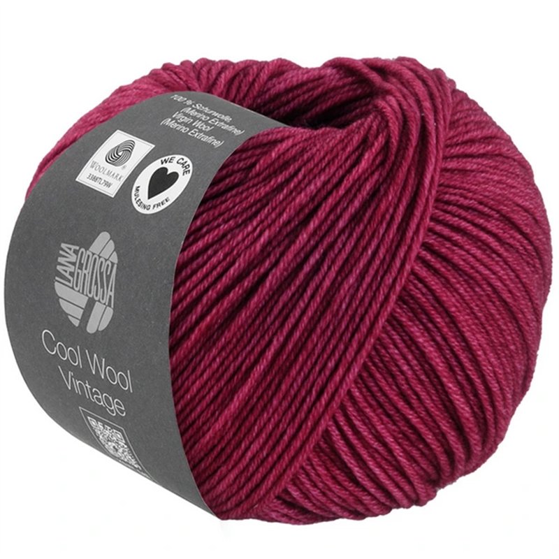 Cool Wool Vintage Indiaas rood 7377 Cool Wool Vintage Indiaas rood 7377