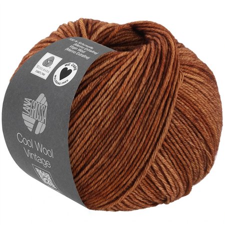 Lana Grossa Cool Wool Vintage Roodbruin 7383