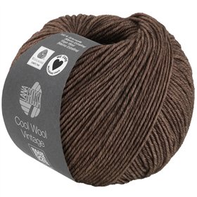 Lana Grossa Cool Wool Vintage Donkerbruin 7384