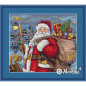 Kit de broderie Le Père Noël arrive Kit de broderie Le Père Noël arrive