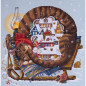 Embroidery kit Cozy Winter