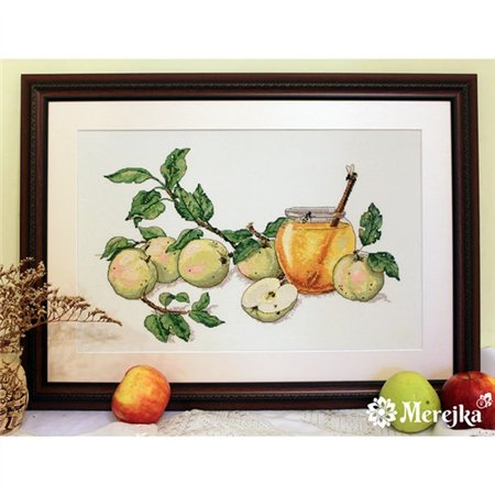 Kit de broderie Pommes de miel
