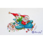 Kit de broderie Vol de Noël Kit de broderie Vol de Noël