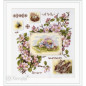 Kit de broderie Échantillon de printemps Kit de broderie Échantillon de printemps