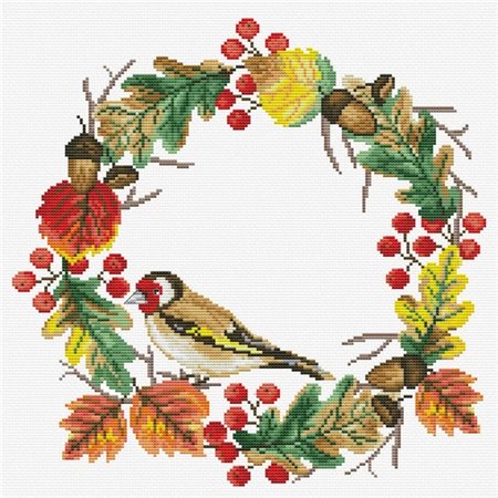 Borduurpakket Herfstkrans