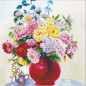 Stickset Rosa centifolia in einer Vase Stickset Rosa centifolia in einer Vase