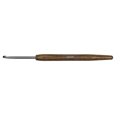 Wollhäkelnadeln mit Holz-Griff 3,5 mm