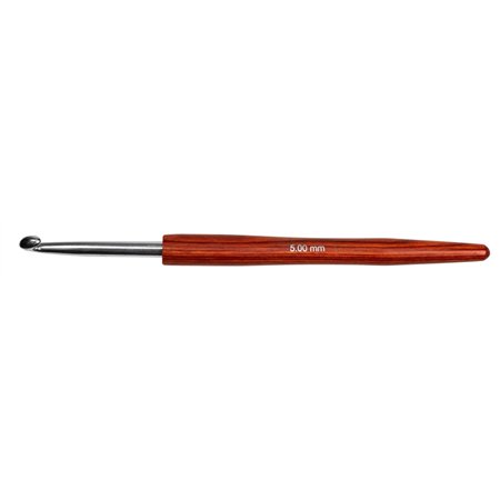 Crochet hook woodgrip 5 mm