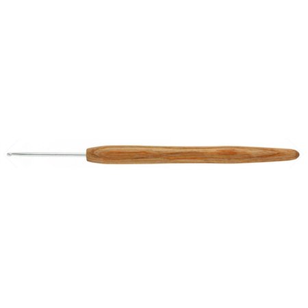 Crochet poignée en bois 6 mm