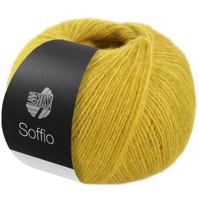 Lana Grossa Soffio 031 mosterdgeel