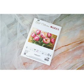 Luca-S Embroidery kit Graceful Tulips