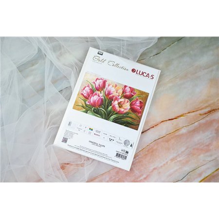 Embroidery kit Graceful Tulips