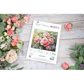 Luca-S Kit de broderie Le Jardin des Roses